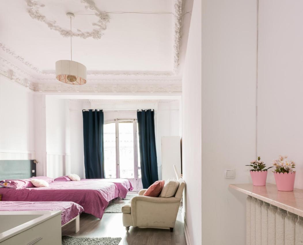 M&F 7 Rooms/7 Bathrooms Over Gran Via Madrid Eksteriør billede