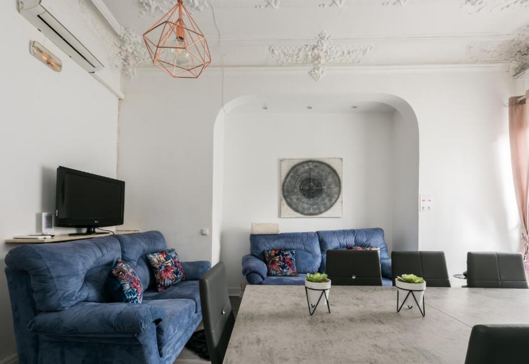 M&F 7 Rooms/7 Bathrooms Over Gran Via Madrid Eksteriør billede