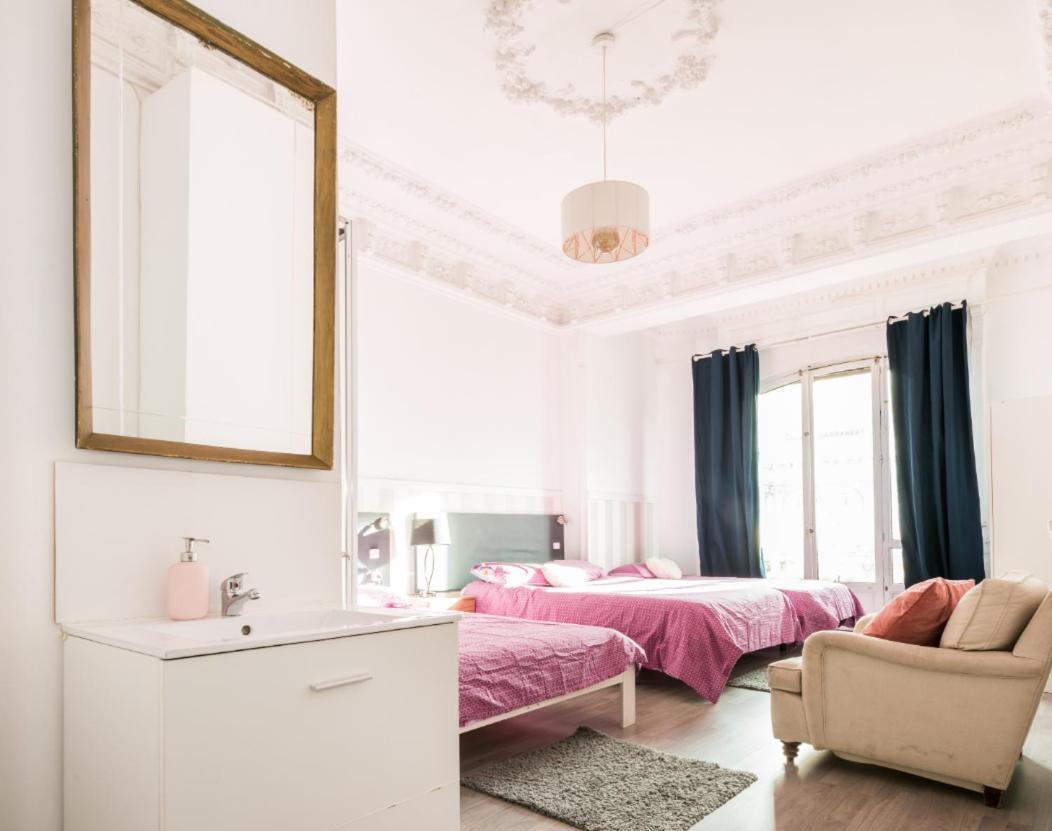 M&F 7 Rooms/7 Bathrooms Over Gran Via Madrid Eksteriør billede